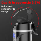Bouilloire électrique Portable 12v/24v, tasse chauffante pour voiture intelligente, écran tactile, tasse thermique de 450ml, tasse chauffante pour voiture, température réglable