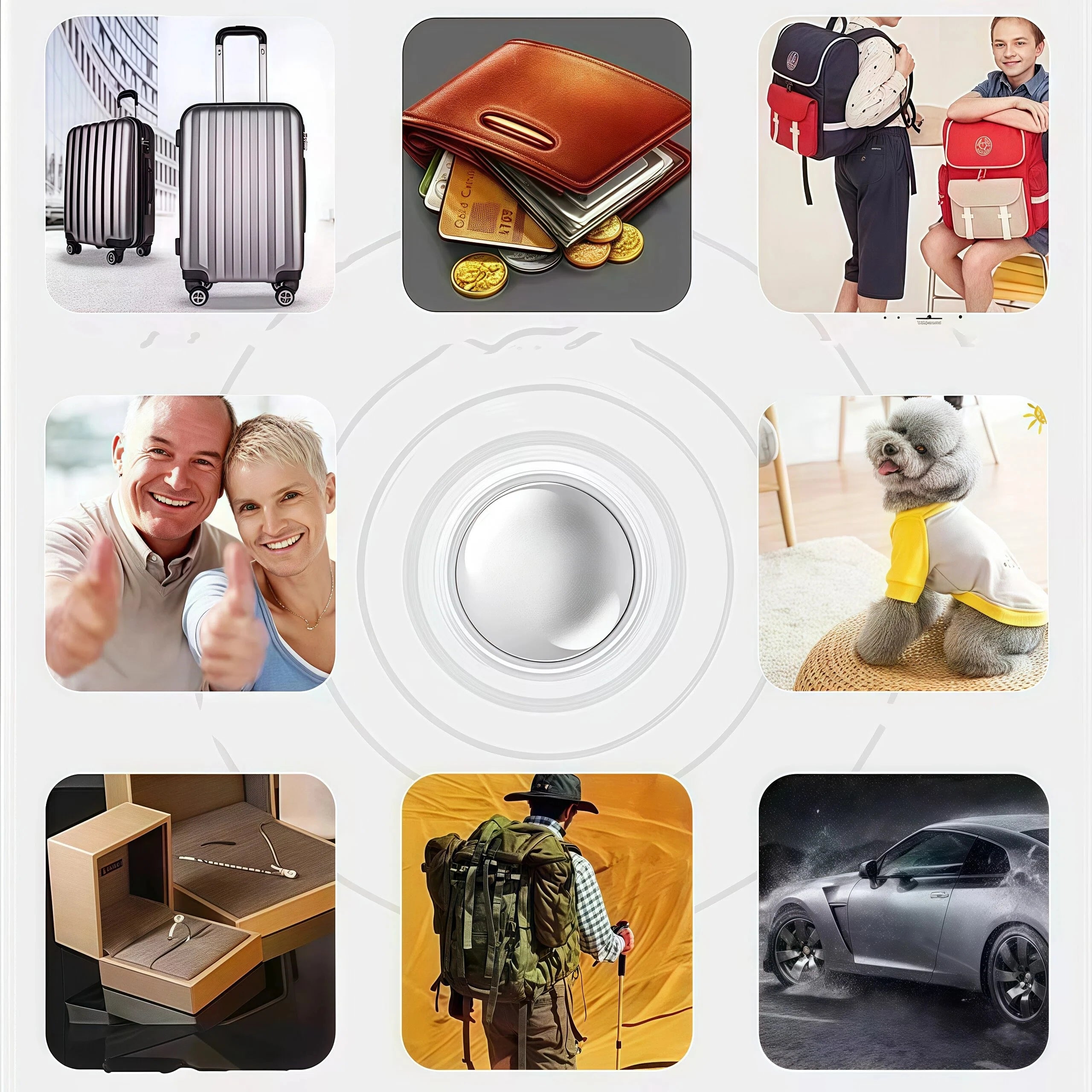 Appareil tracker anti-perte intelligent Pour Animaux de compagnie