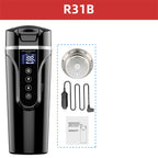 Bouilloire électrique Portable 12v/24v, tasse chauffante pour voiture intelligente, écran tactile, tasse thermique de 450ml, tasse chauffante pour voiture, température réglable