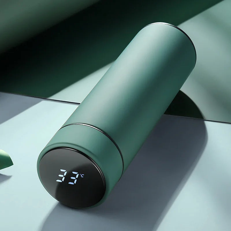 Thermos intelligent 500ml inox 304 – Écran LCD température + infuseur à thé |